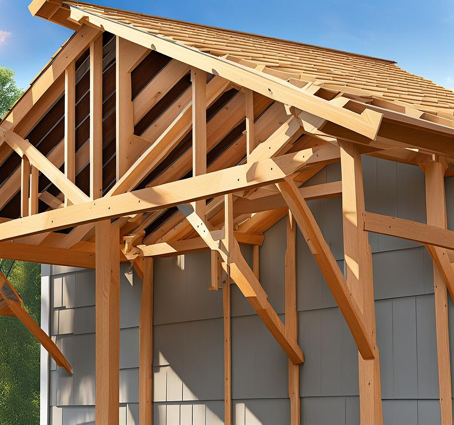 Replacing Rafters Without Removing Roof Structures