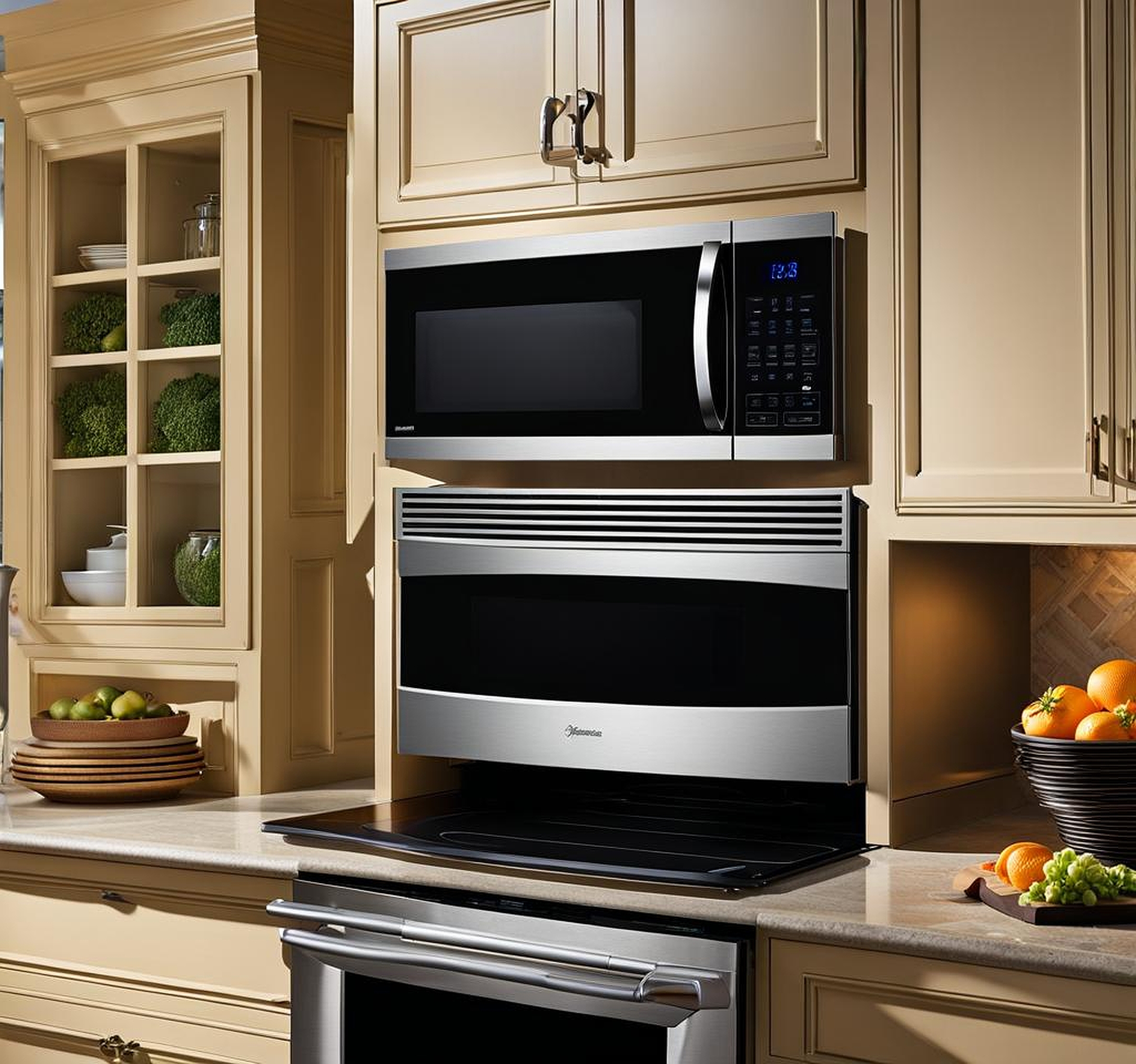 Inch Depth Over the Range Microwave Cooking Conveniences