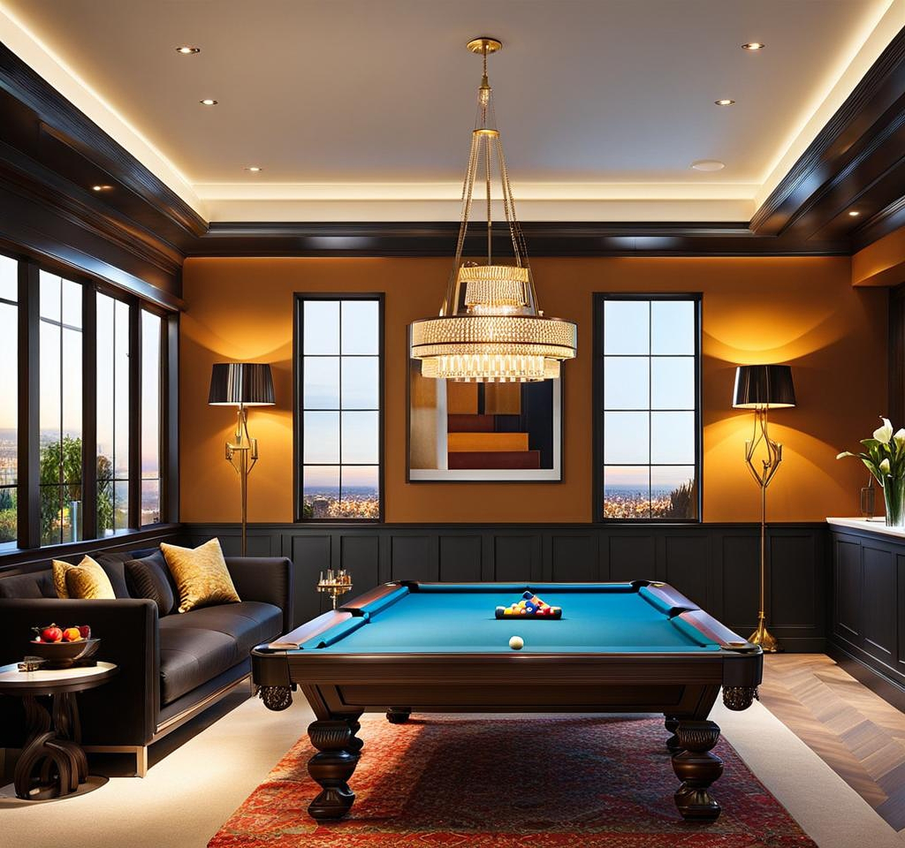 Modern Pool Table Rooms Ideas for a Fun and Sophisticated Home