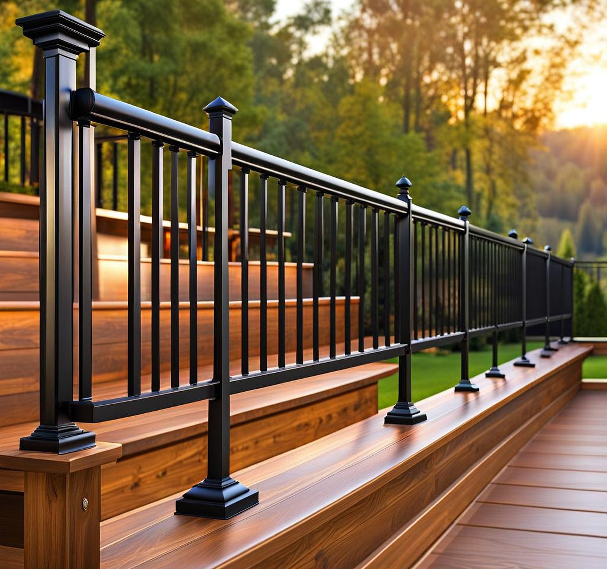 metal deck railings do it yourself