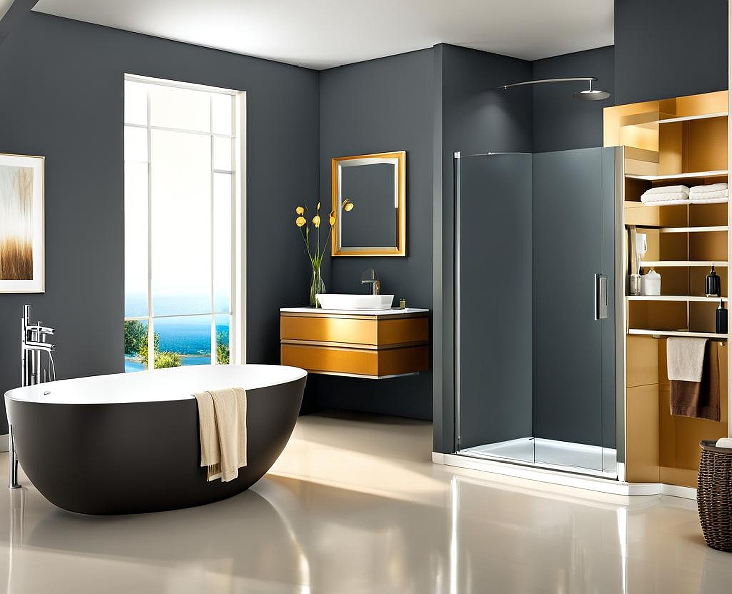 Best Paint Colors For A Bathroom Without Windows To Create A Modern Design