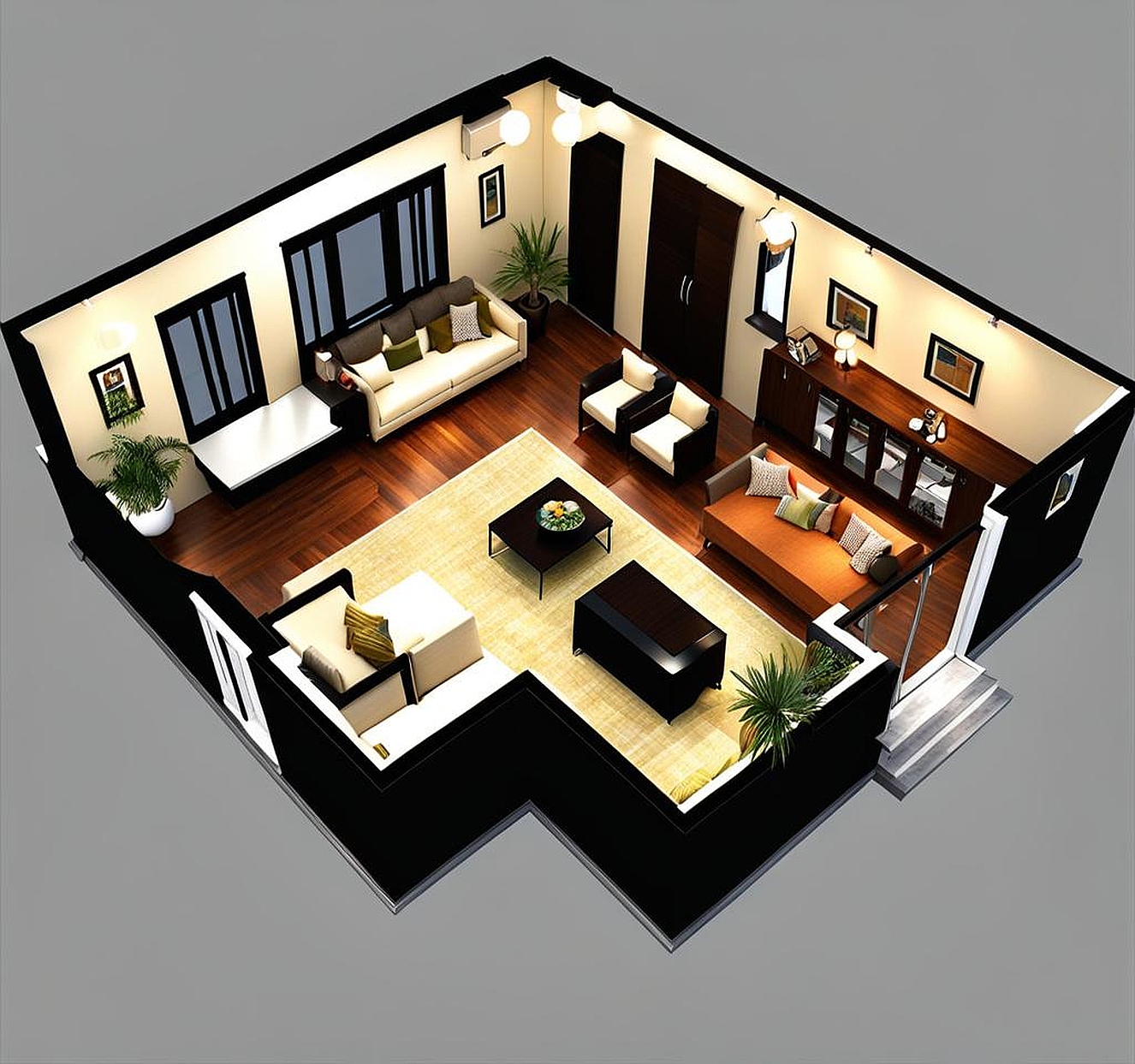 floor plans for small living rooms