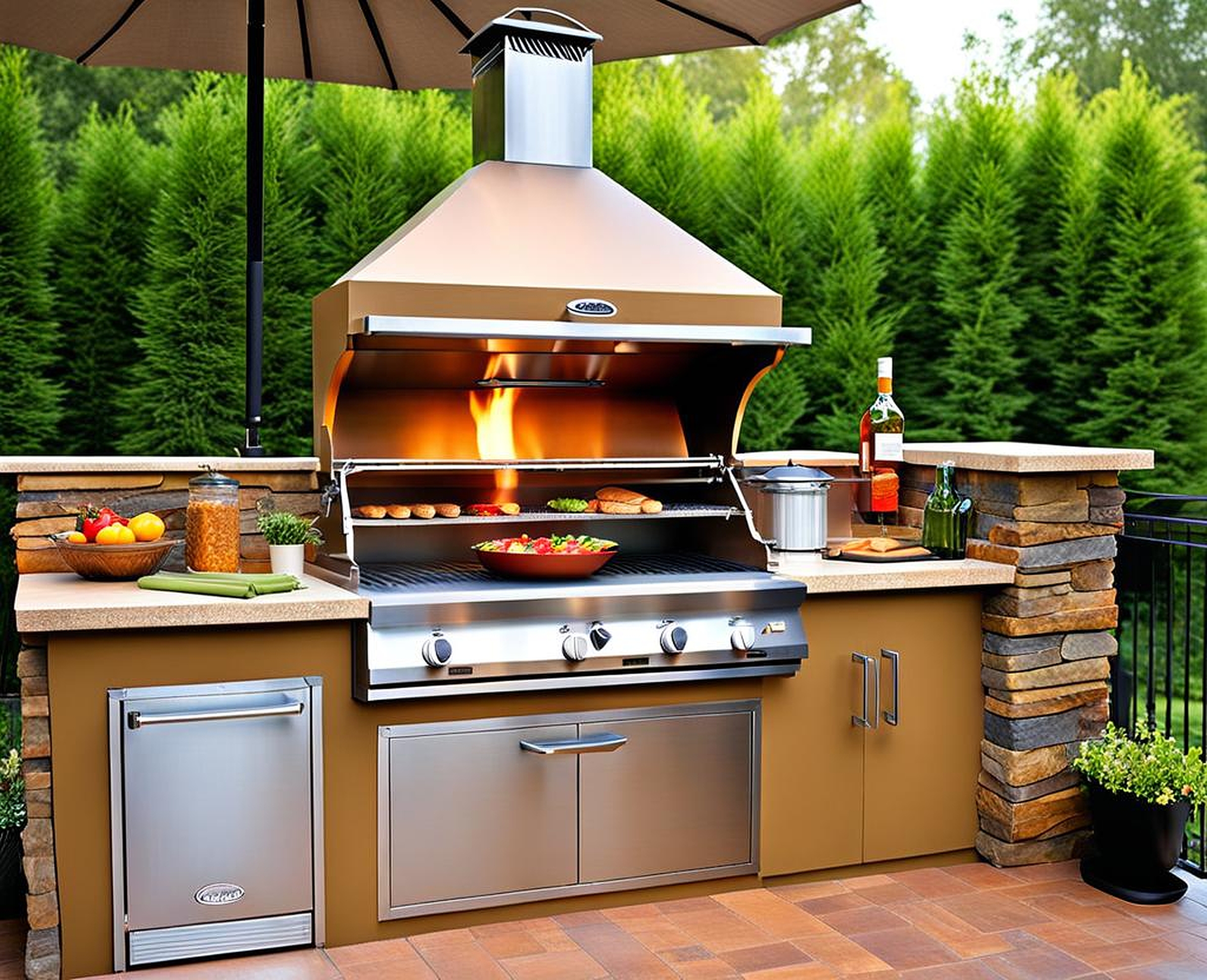 Low Budget DIY Outdoor Kitchens for Small Backyards