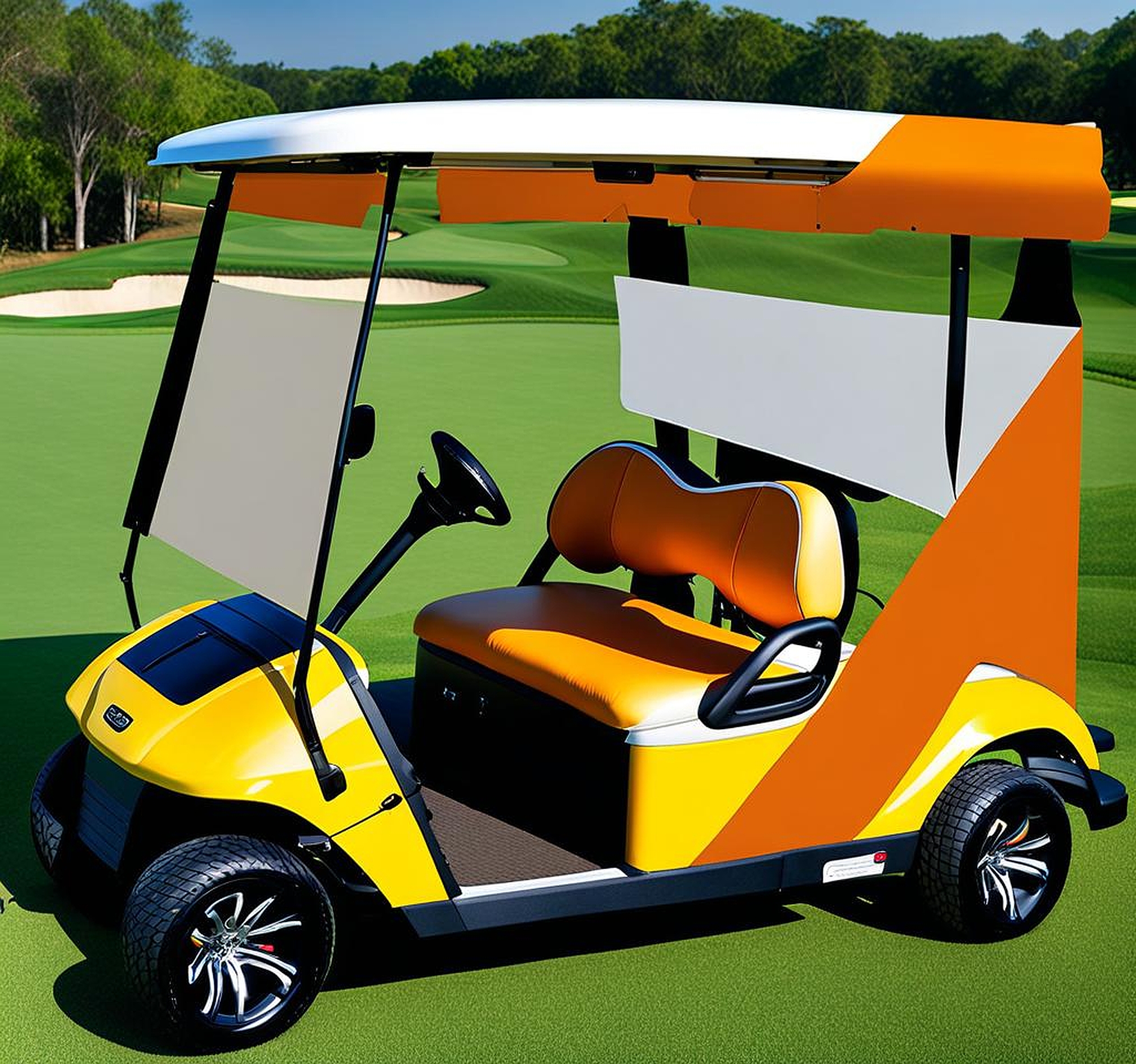 Customizing Golf Carts with Unique Side Curtain Designs