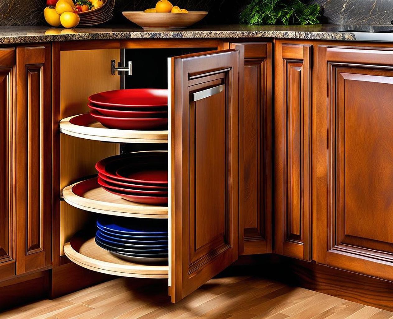 Custom Kitchen Cabinets Lazy Susan Cabinets for Enhanced Kitchen Functionality