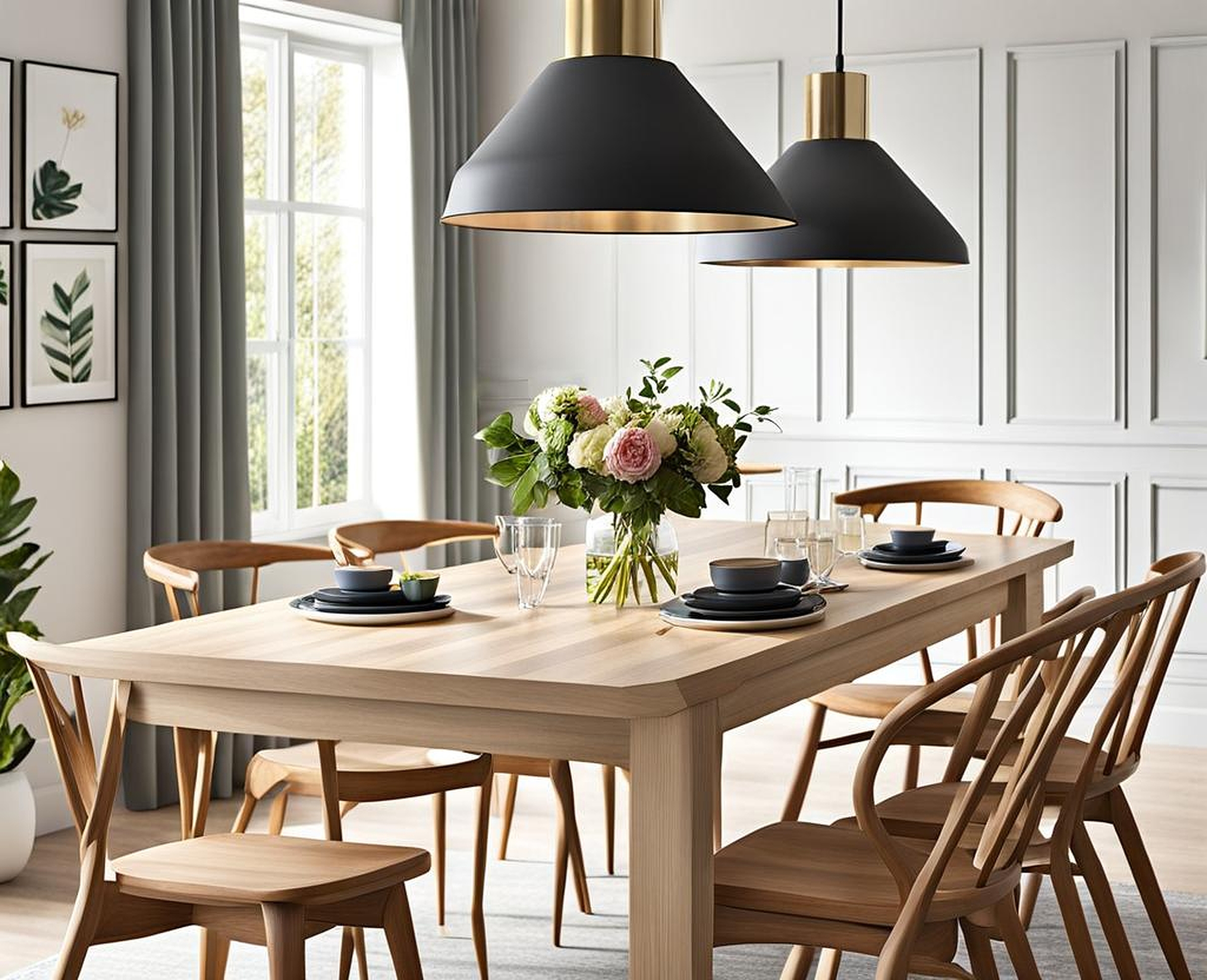 Light Colored Kitchen Tables for a Modern and Elegant Look