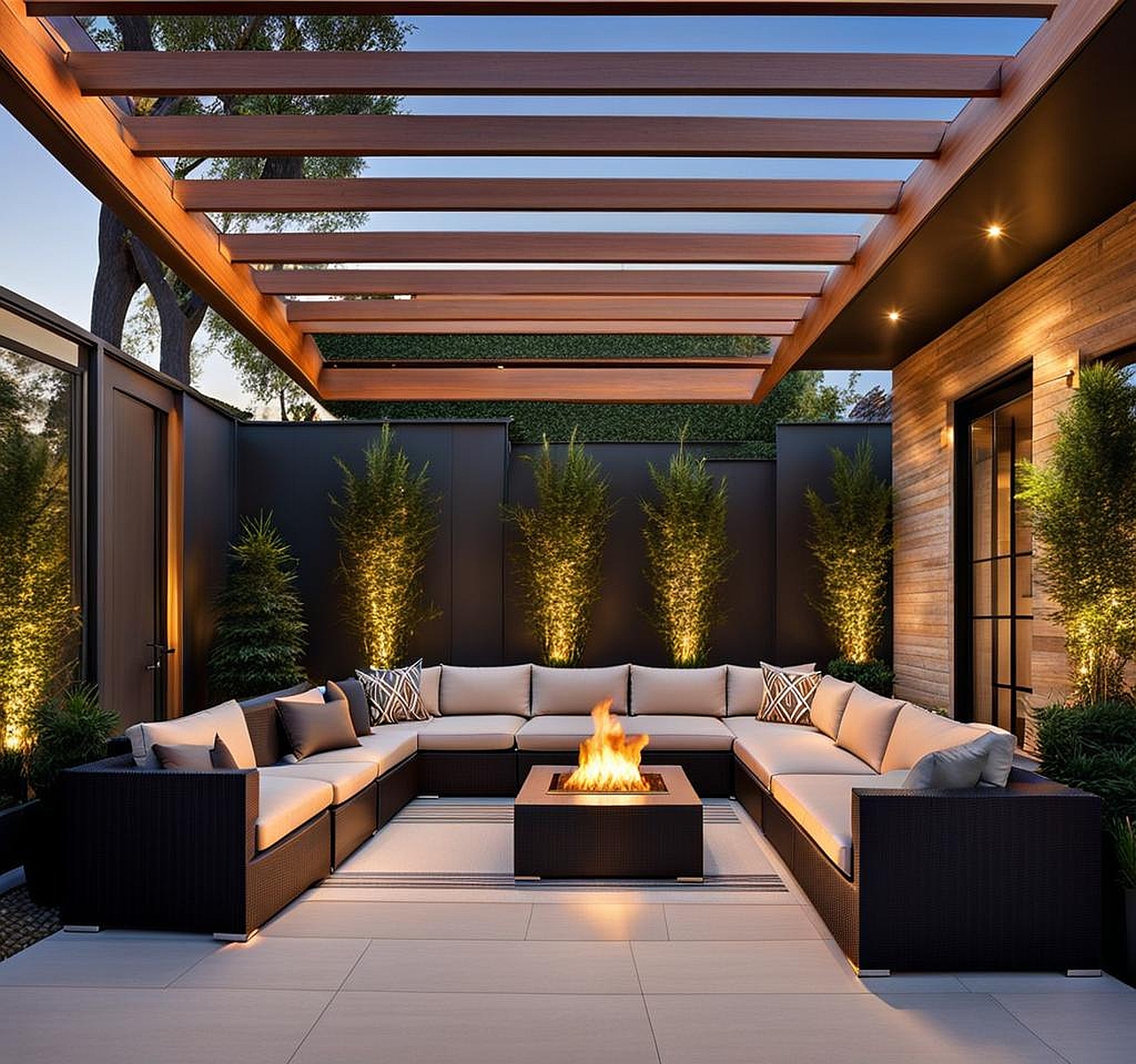 modern enclosed patio ideas