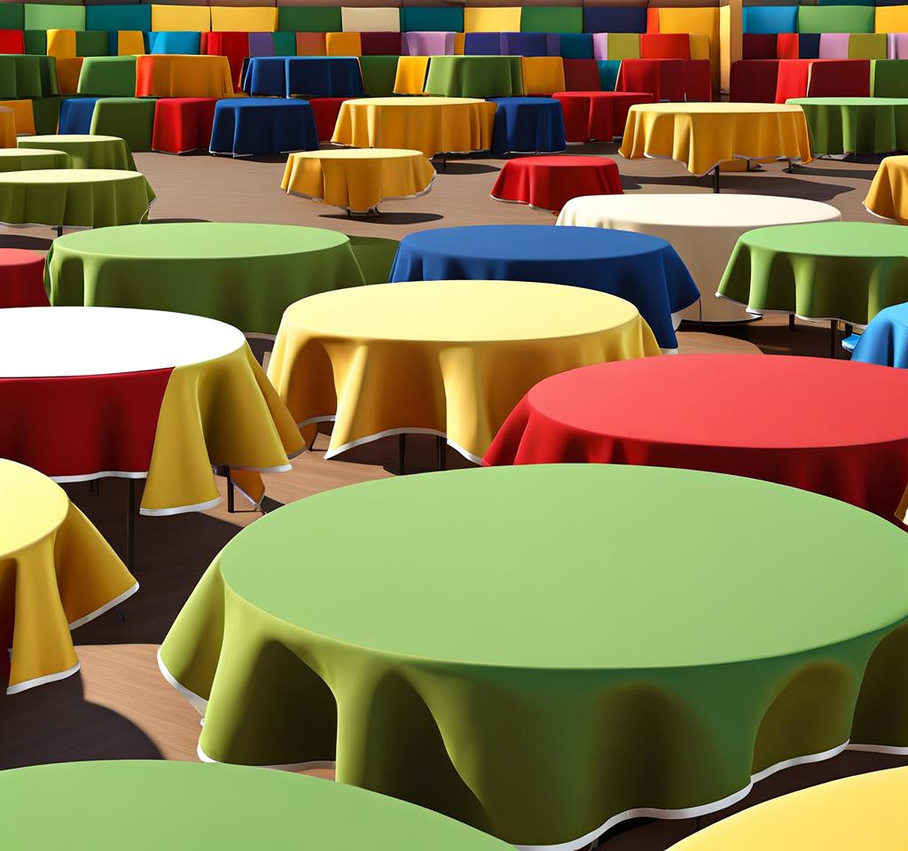 Practical and Stylish Small Round Tablecloths for Accent Tables