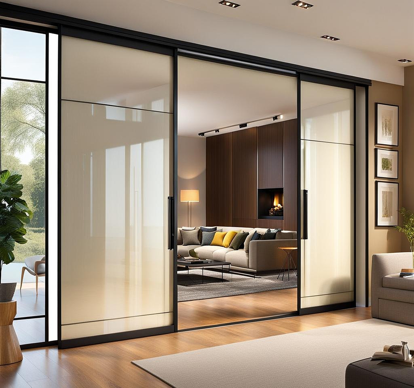 Modern Sliding Doors for Living Room Spaces