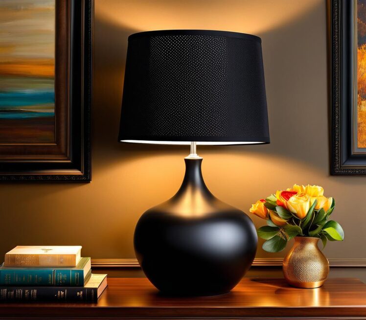 Black Lampshades for Table Lamps - A Classic Home Decor Choice ...