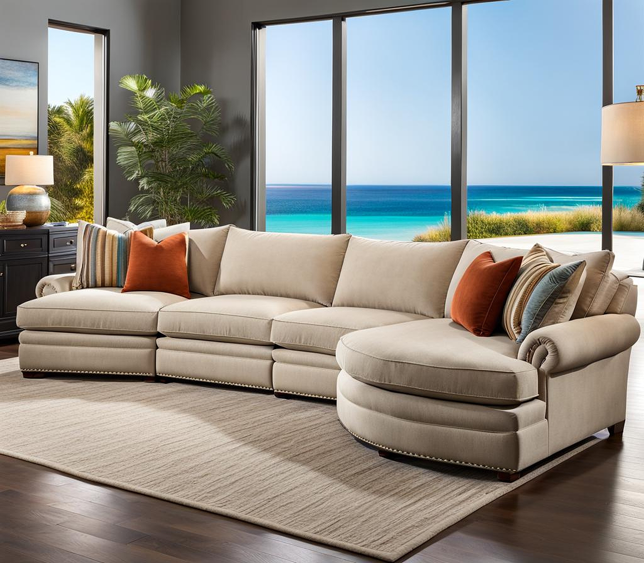 Creating a Sense of Balance with a Tide Cloud Cuddler Sectional