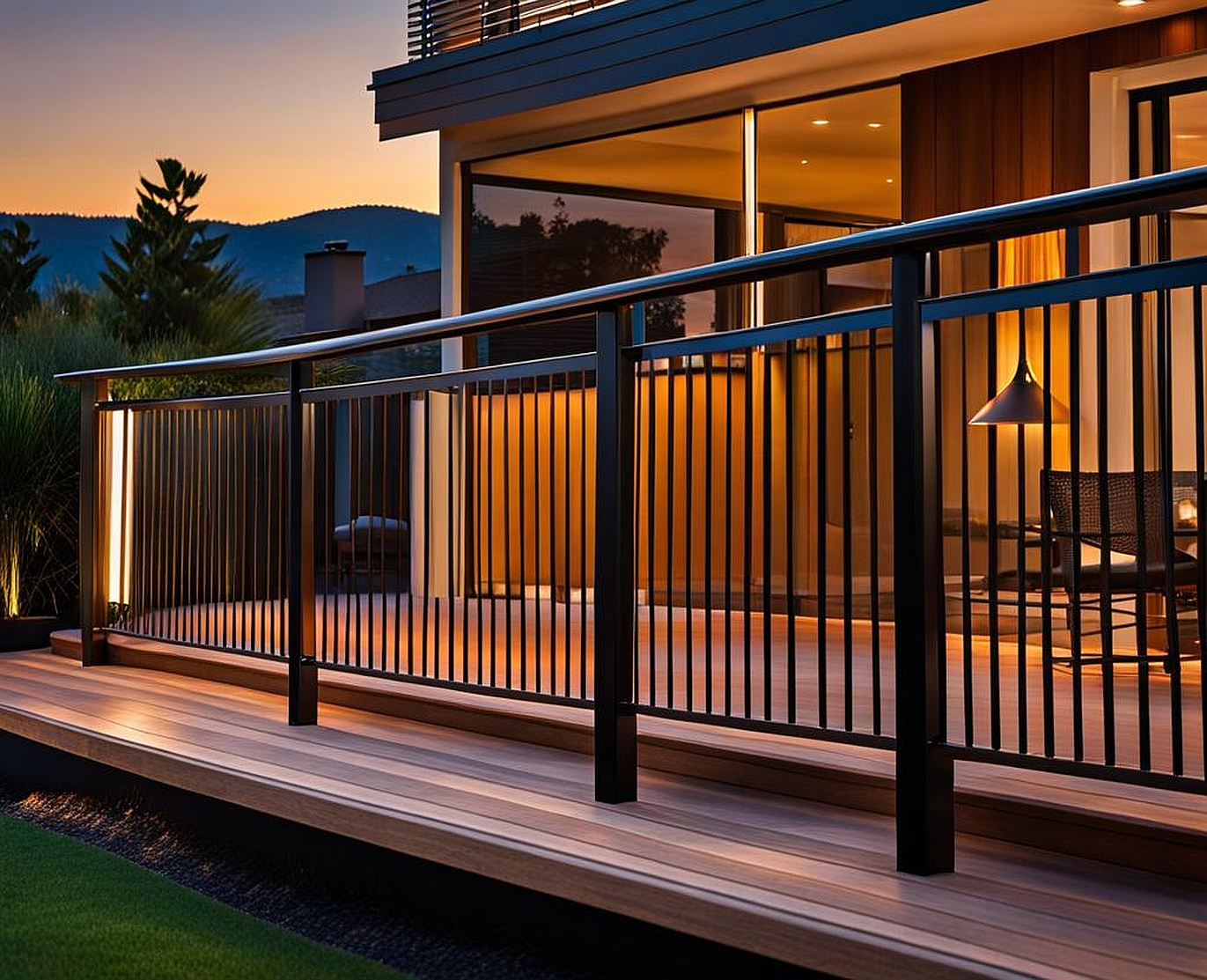 Deck Railing Inspiration from the Mid Century Modern Era