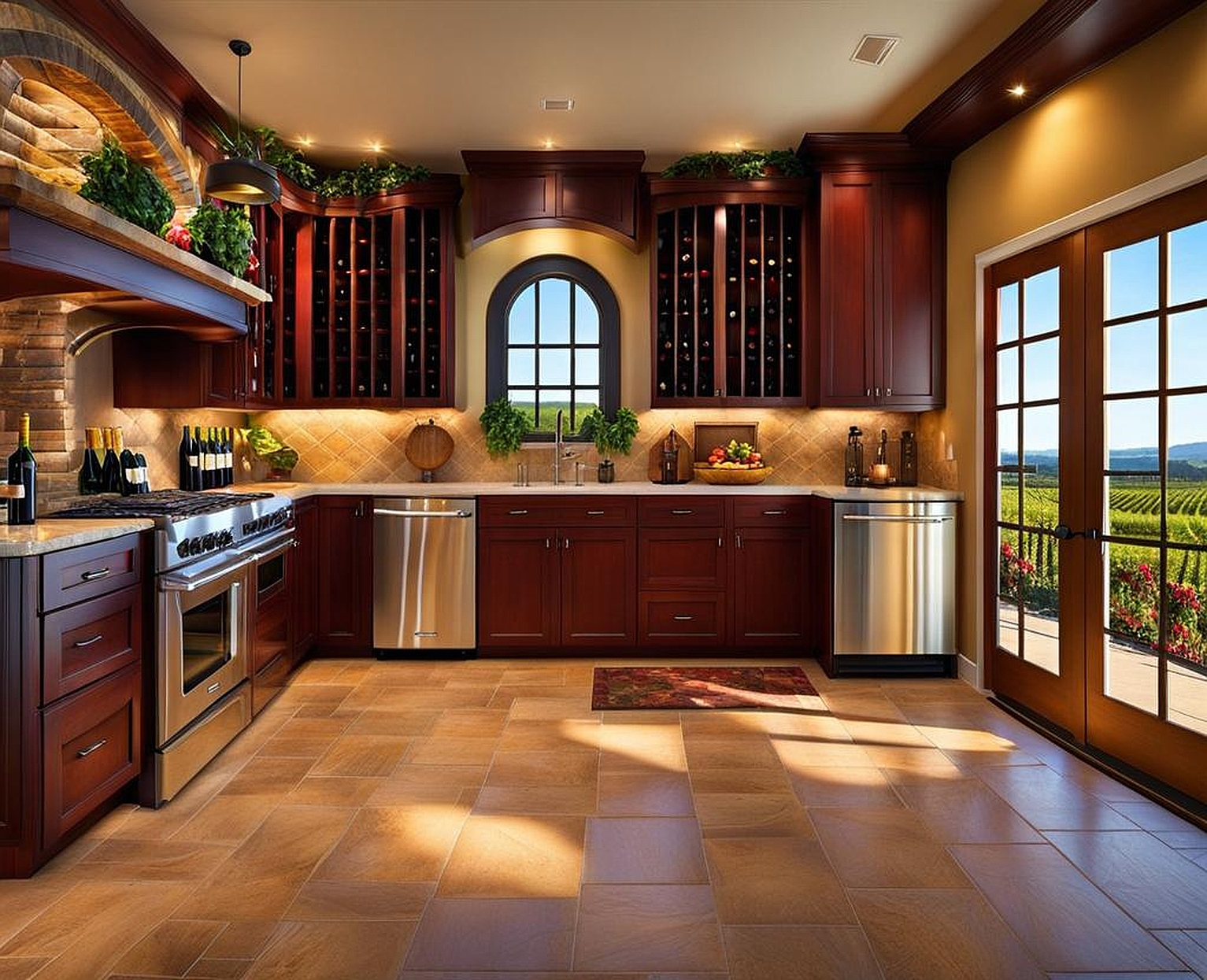 Winery Decor Themes for Kitchen to Create a Charming and Warm Space