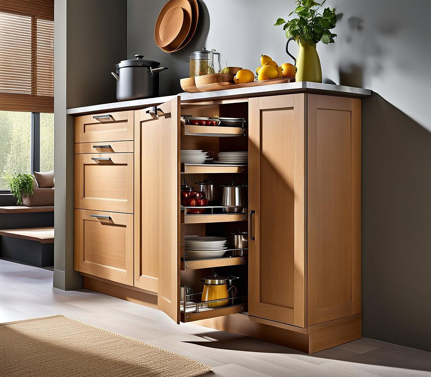 Practical Storage Solutions for Small Kitchens with Custom Cabinets