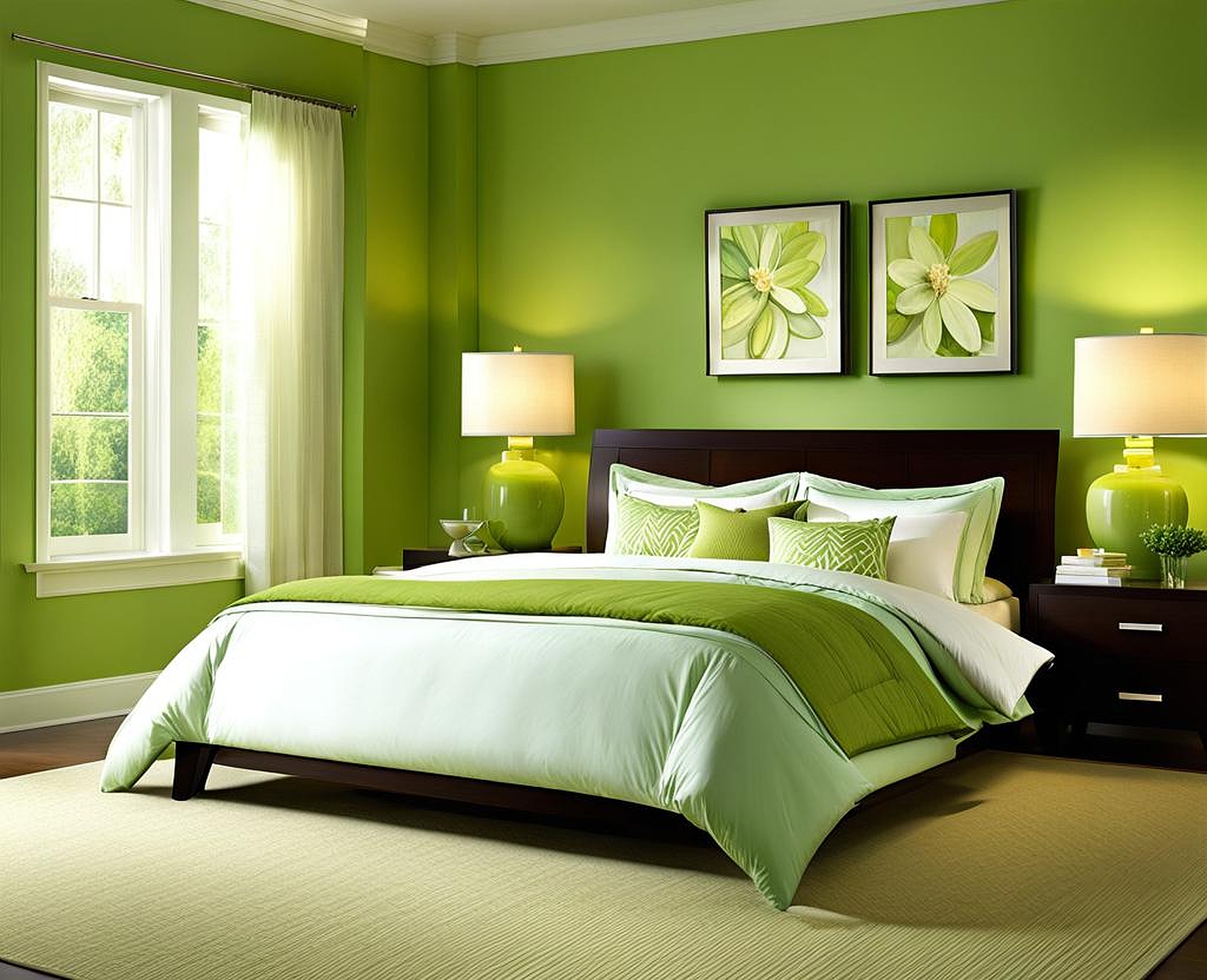 Beautiful Shades of Light Green Bedroom Paint Colors for Inspiration