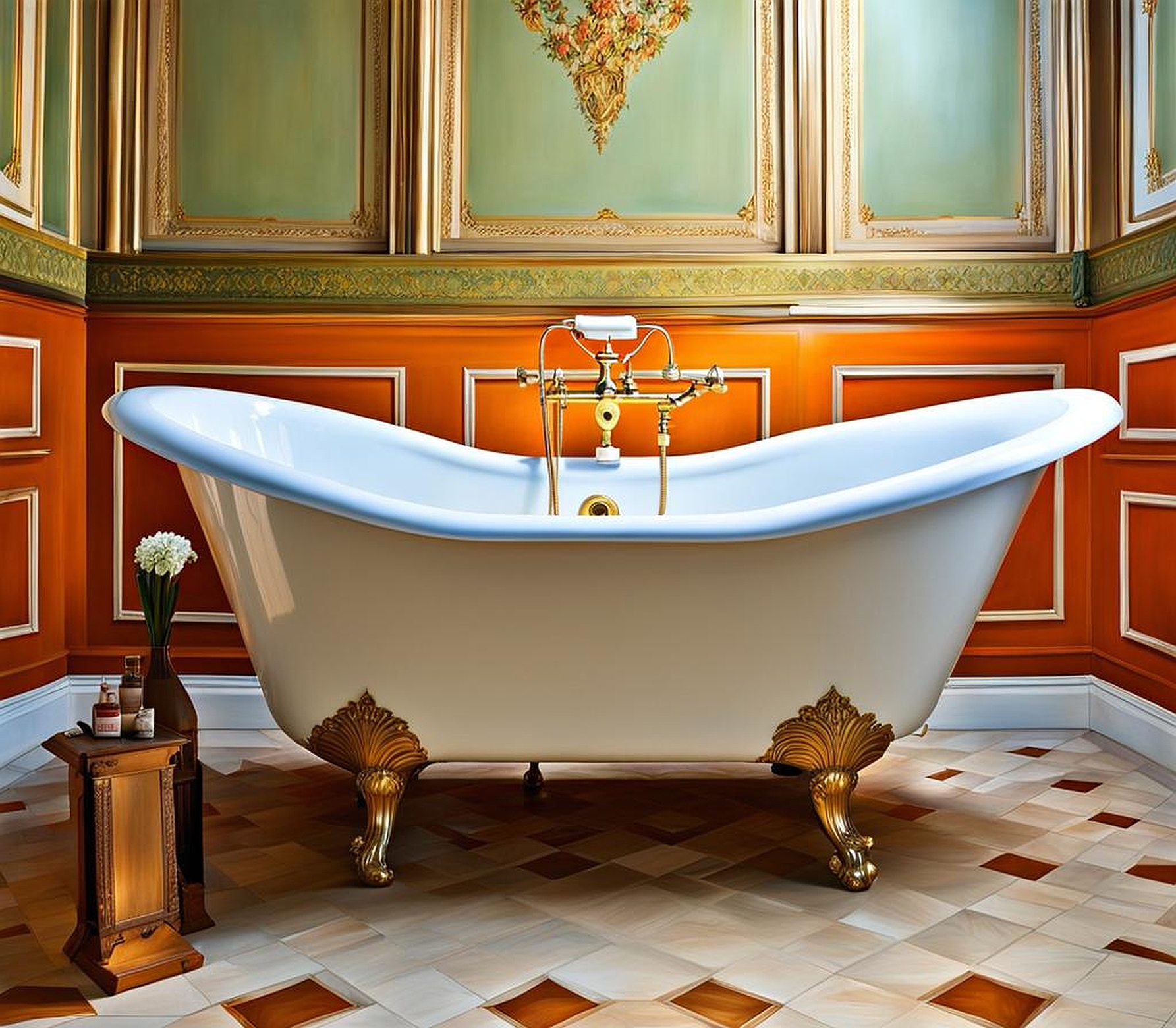 how to paint a porcelain bathtub